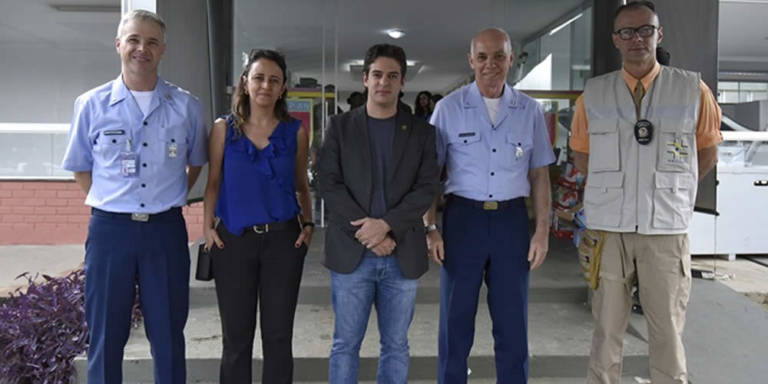 Saúde participa de vistoria à Base Aérea de Anápolis