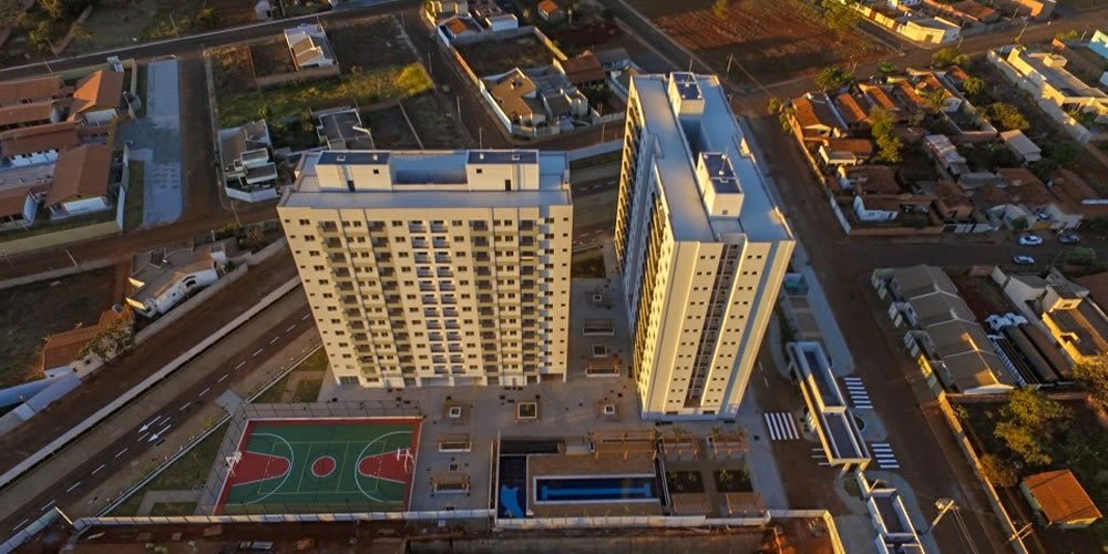 Clima Tempo Cidade Jataí Goiás Drone Prédios