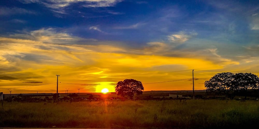 Clima Tempo Previsão Jataí Goiás Por do Sol Campo