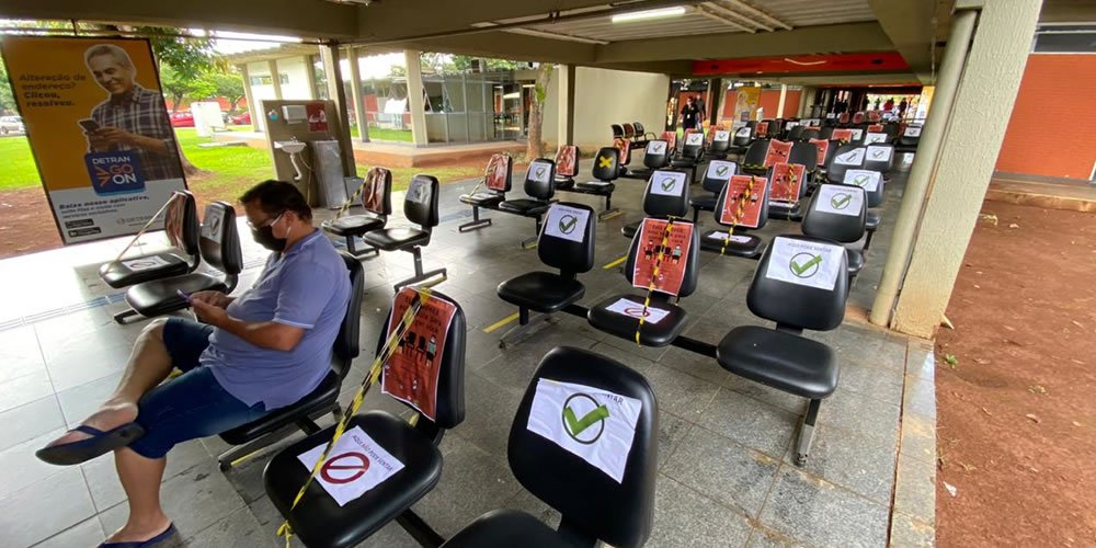 Detran adota agendamento obrigatório para atendimentos presenciais