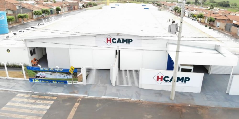 Hospital de Campanha de Rio Verde começa a funcionar com 100 leitos dedicados para pessoas com coronavírus