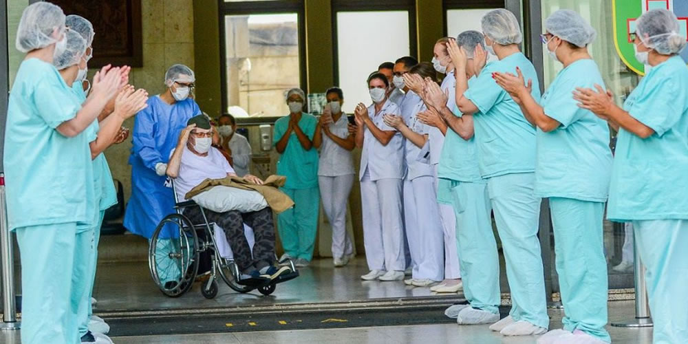 Brasil assume primeiro lugar em número de recuperados de covid-19