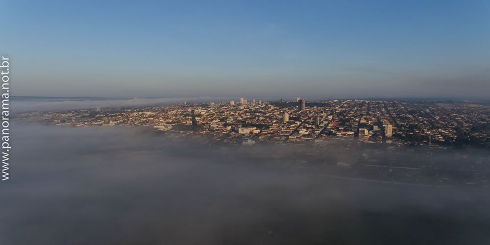 Clima Tempo Previsão Cidade Jataí Goiás Drone Céu Azul