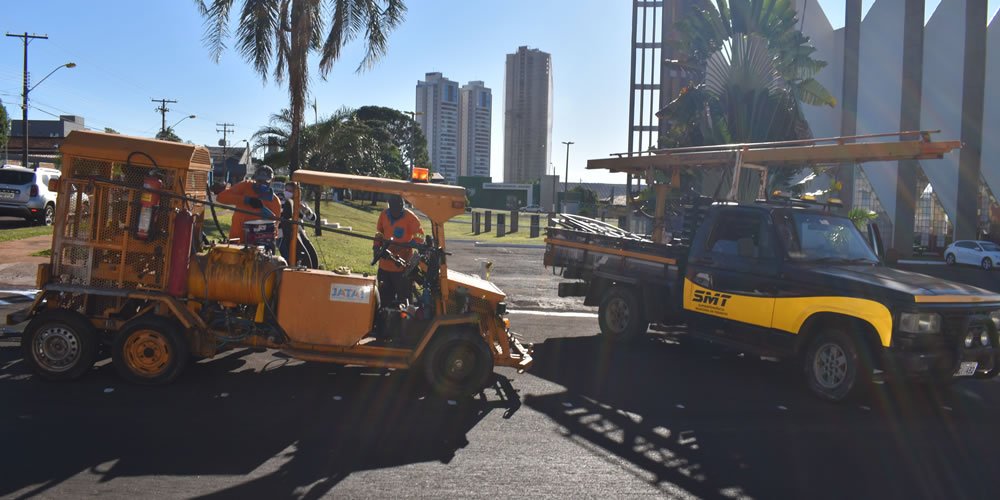 Revitalização na sinalização no entorno da Catedral