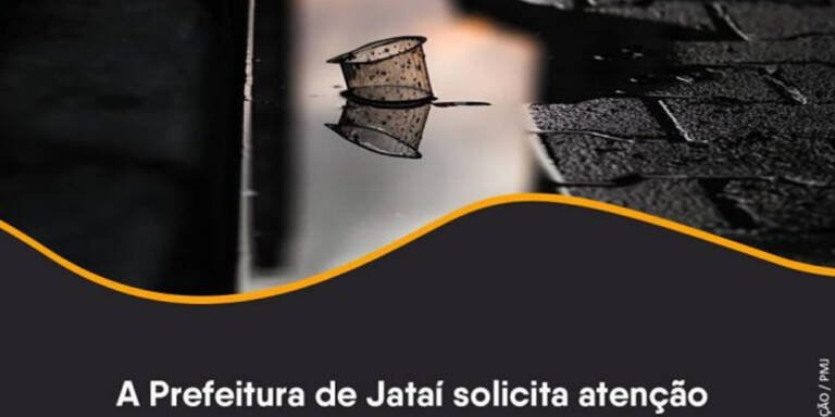 A Prefeitura de Jataí solicita atenção no descarte de água servida nas ruas