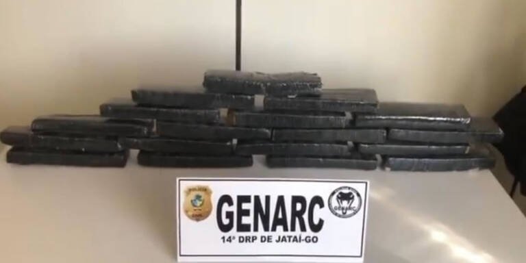 Genarc e Gepatri localizam drogas próximo ao Anel Viário de Jataí-GO