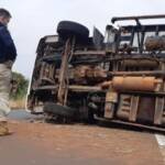 Acidente na BR-060 entre Rio Verde-GO e Jataí-GO