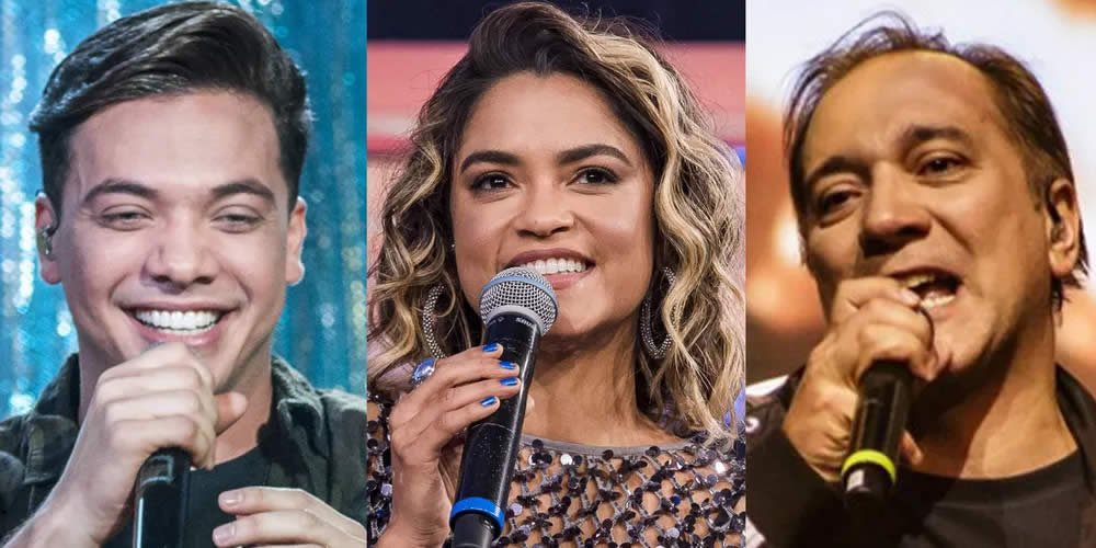 Lives de hoje: Wesley Safadão com Bruno e Marrone, Lucy Alves e mais shows para ver em casa