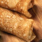 Panqueca low carb com frango
