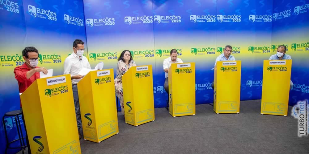 ELEIÇÕES 2020 Segundo debate com candidatos a prefeito acontece uma semana antes das eleições