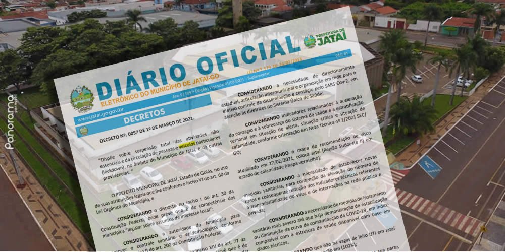 Comércio fecha novamente! Novo decreto municipal fecha comércio em Jataí
