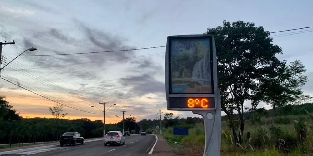 CLIMA TEMPO PREVISÃO CIDADE JATAÍ GOIÁS 8C FRIO AMANHACER