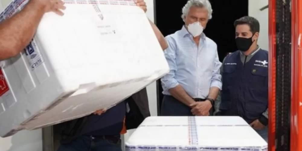GOIÁS RECEBE 107,4 MIL DOSES DE VACINAS CONTRA COVID-19