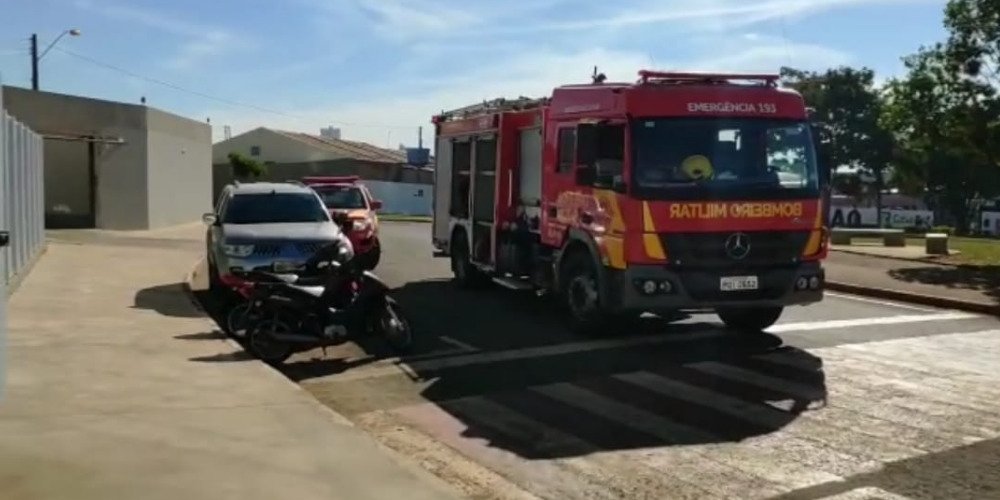 CORPO DE BOMBEIROS DE JATAÍ É ACIONADO PARA COMBATER INCÊNDIO EM APARTAMENTO SITUADO NA VILA FÁTIMA