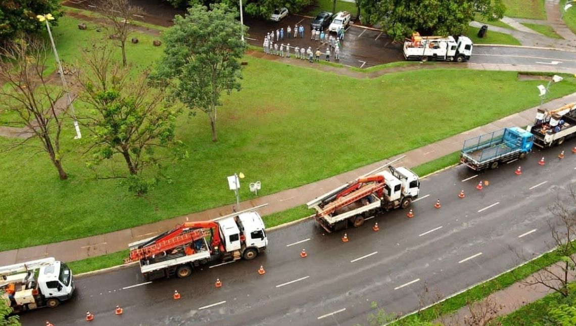 ENEL realiza mutirão de manutenções na rede elétrica de Jataí