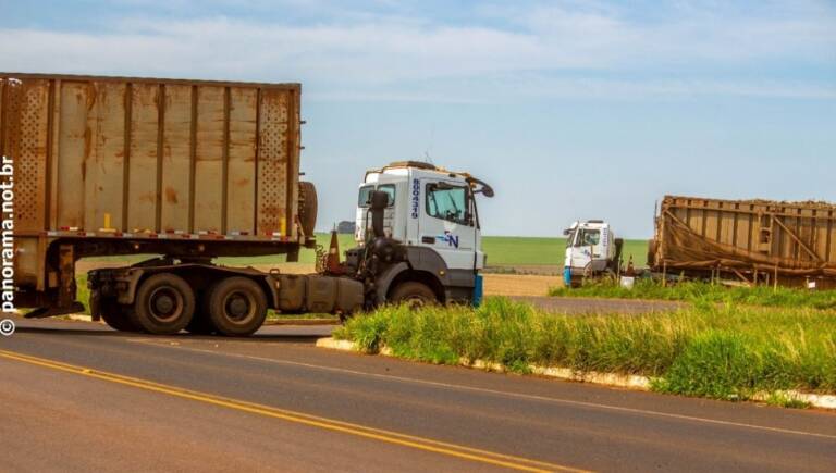 Cotação Agronegócio Cidade Jataí Goiás caminhão carreta carregada agrícola rodovia