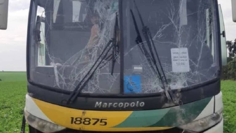 Motorista de ônibus morre enquanto dirigia o veículo pela BR-364, em Jataí