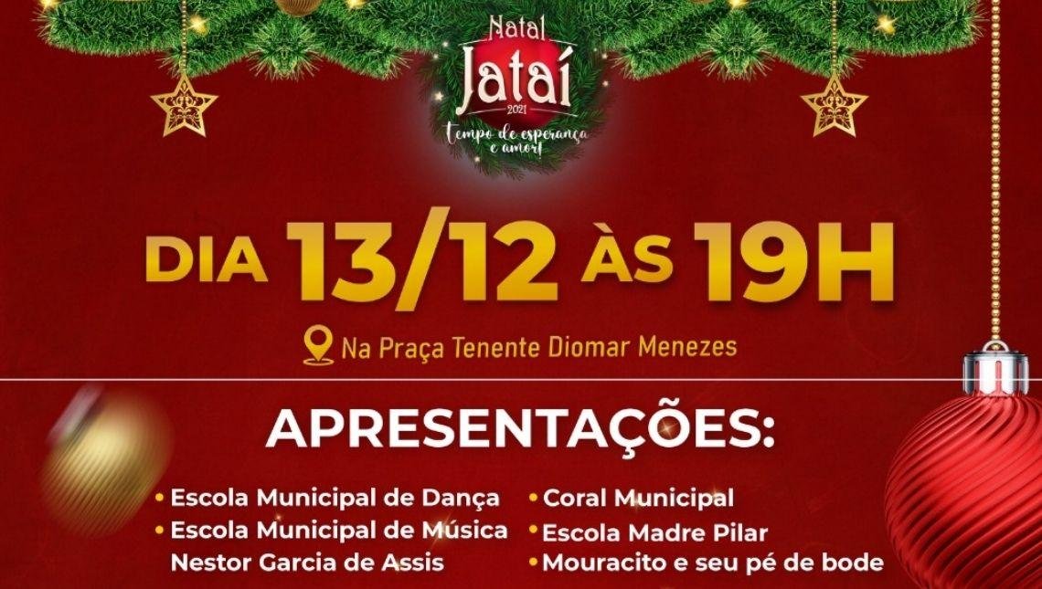 Apresentações musicais e de dança serão realizadas nesta segunda-feira no Natal Jataí 2021