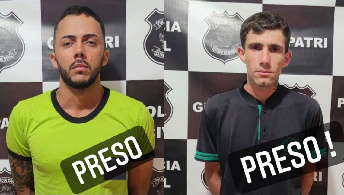 POLÍCIA CIVIL DE JATAÍ, ATRAVÉS DO GEPATRI, PRENDE DUPLA QUE FURTOU RESIDÊNCIA E LEVOU 30 MIL REAIS EM BENS