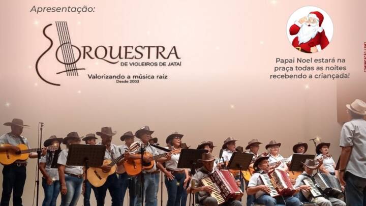 Orquestra de Violeiros de Jataí promete animar a noite do Natal Jataí 2021