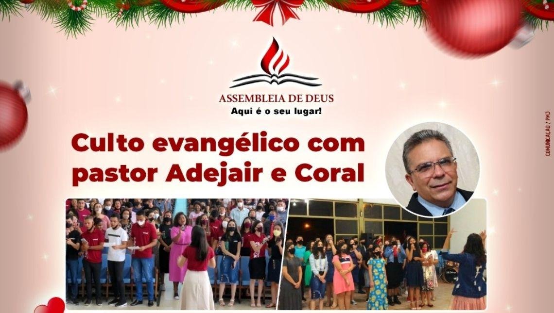 culto evangélico e apresentação de coral