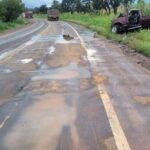 Acidente na BR-364 deixa um morto e outro ferido