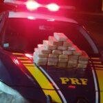 PRF prende casal que transportava cocaína avaliada em R$ 3 milhões, em Jataí