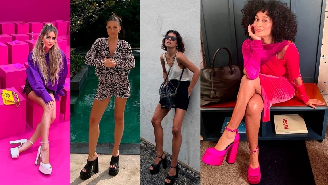 A moda está obcecada pelos sapatos plataforma da Barbie