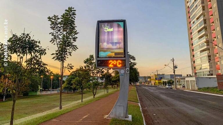 clima jatai tempo frio lago