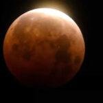 eclipe total da Lua de Sangue