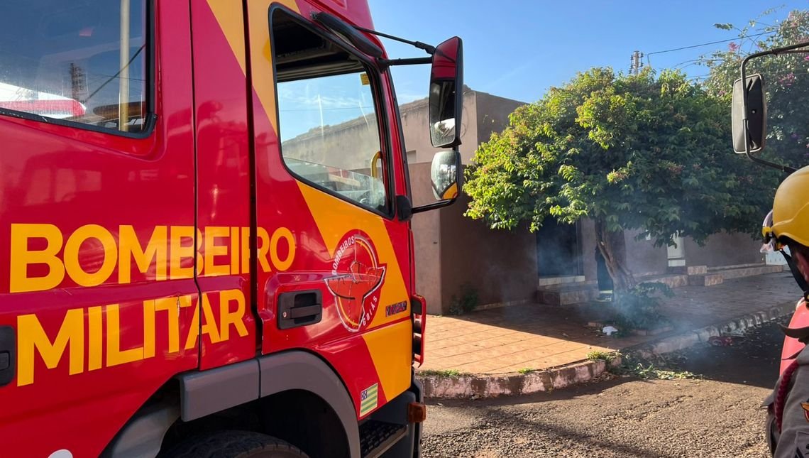 Gás de cozinha provoca incêndio em residência de Jataí (GO)