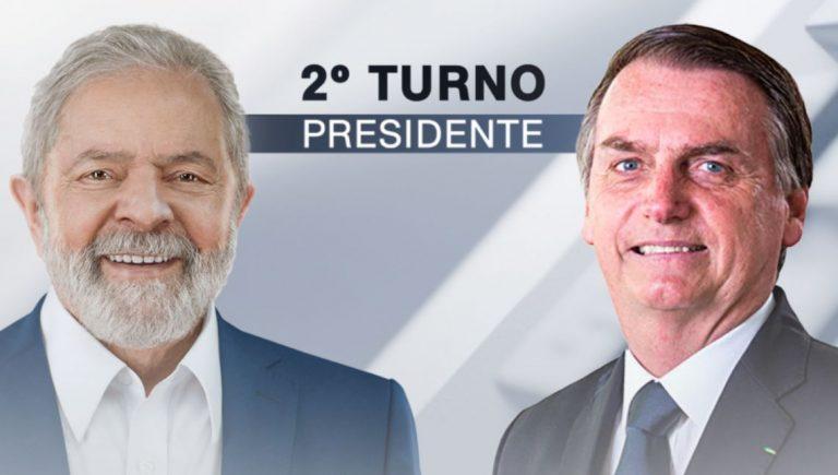 Lula e Bolsonaro vão ao 2º turno em disputa pela Presidência