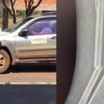 ATENÇÃO IMAGENS FORTES Veículo da prefeitura de Serranópolis é flagrado ao atropelar idoso