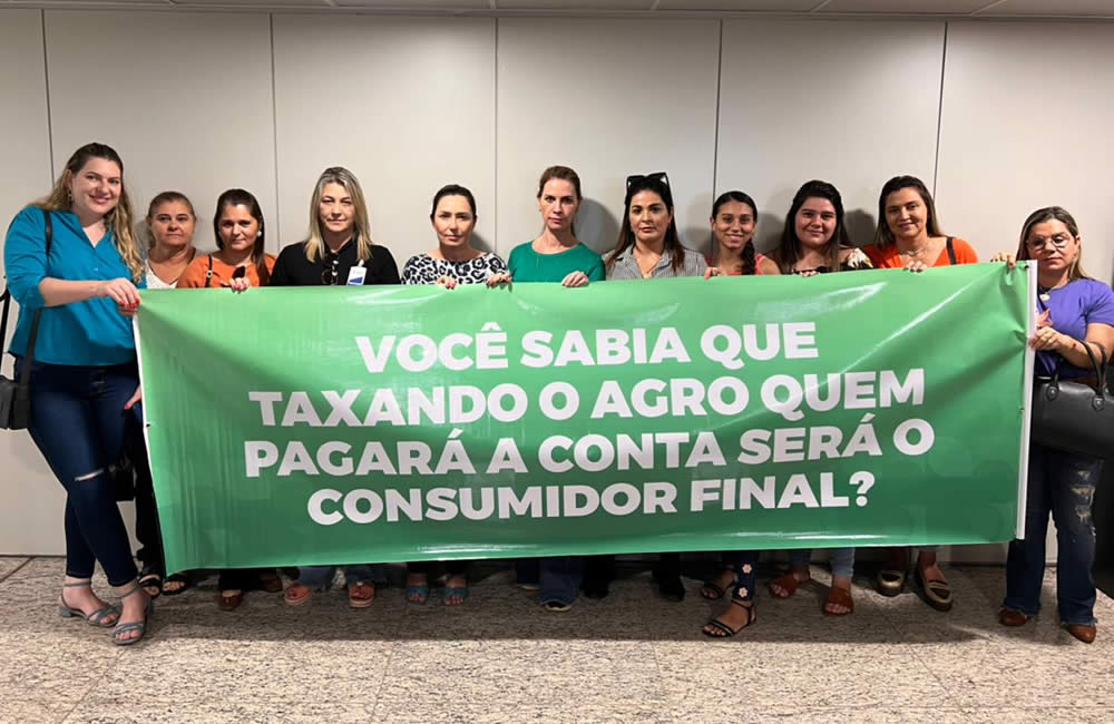 produtores rurais protestam contra taxa de Caiado