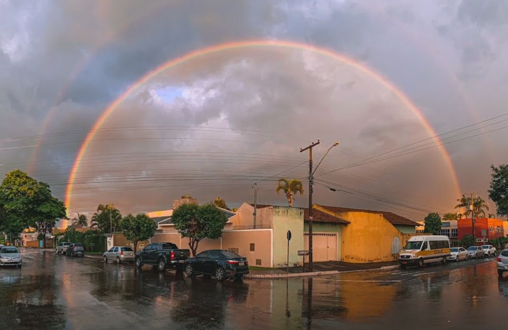 Clima tempo previsão jataí goiás brasil arco iris