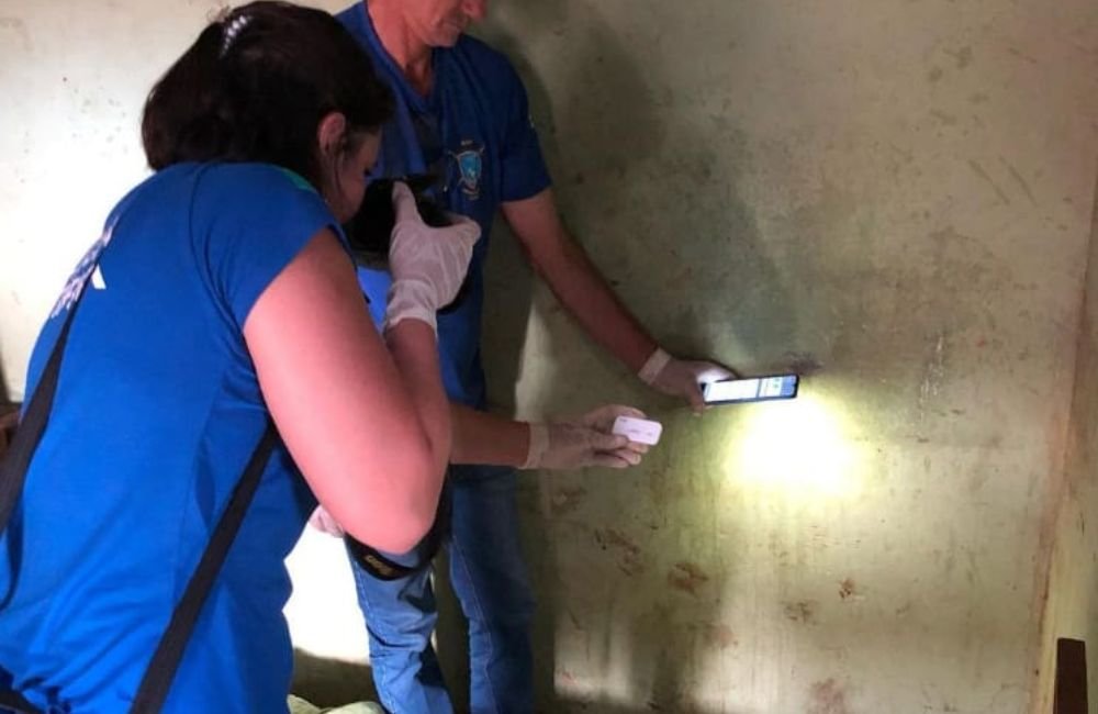 Equipe da DEAM de Jataí resgata mulher espancada com amortecedor de moto e prende agressor