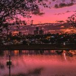 clima tempo previsão jataí goiás brasil lago jk por do sol ceu alaranjado