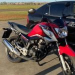 Moto Titan CG 160 vermelha com preto é furtada nas redondezas da Faculdade UNA e Jatahy Shopping em Jataí