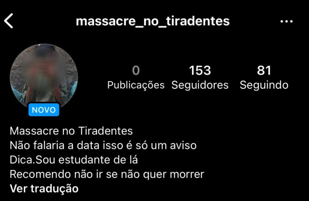 Polícia Civil apreende menor por criar perfil em rede social anunciando massacre em escola