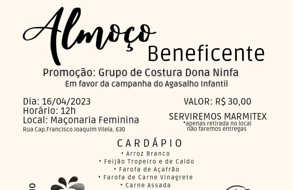 Almoço Beneficente