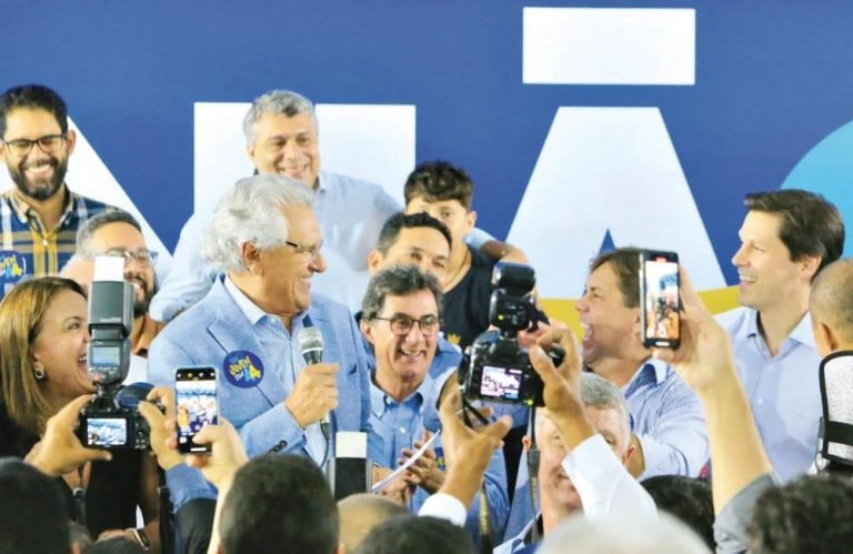 Em convenção com aliados, Caiado já mira eleição de 2026