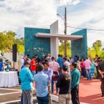 Pórtico de entrada e reforma do Cristo são inaugurados em Jataí