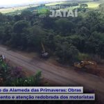 Duplicação da Alameda das Primaveras Obras em andamento e atenção redobrada dos motoristas