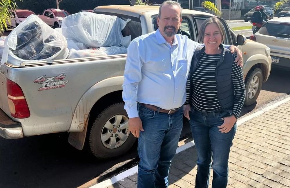 Sindicato Rural de Jataí entrega primeira remessa de doações da Campanha do Agasalho à Casa de Apoio Nosso Lar