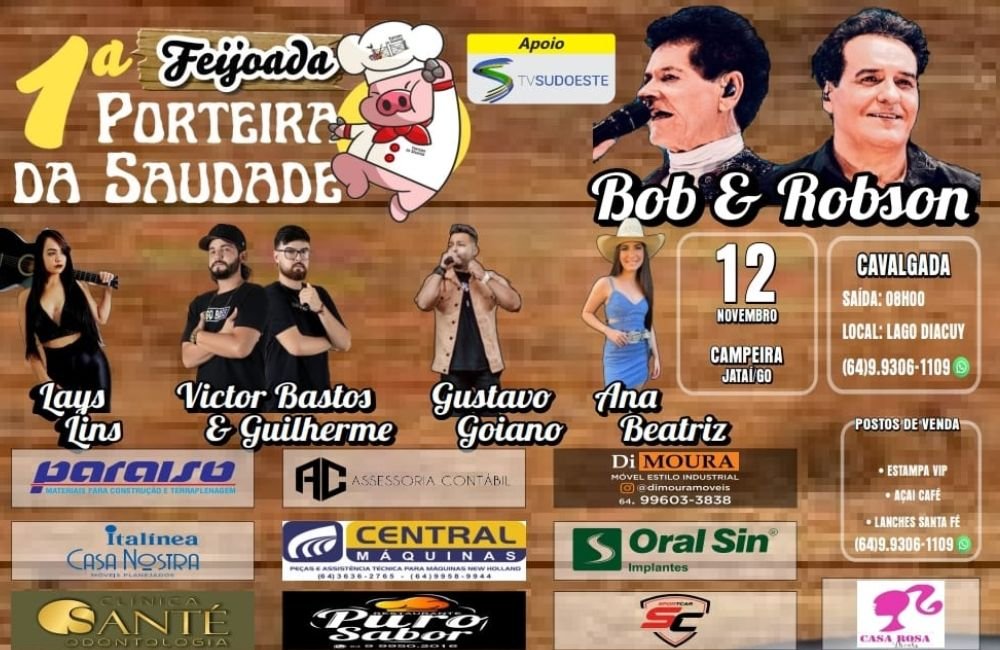 1ª Feijoada Porteira da Saudade