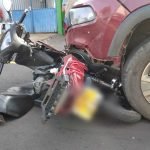 Colisão entre Motociclista e Fiat Toro no Centro de Jataí