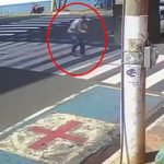 Idoso é atropelado por veículo ao atravessar faixa de pedestres no Centro de Jataí