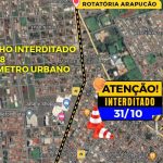 Interdição do Perímetro Urbano da BR-158 nesta terça-feira (31) para Aplicação de CBUQ, confira o trecho