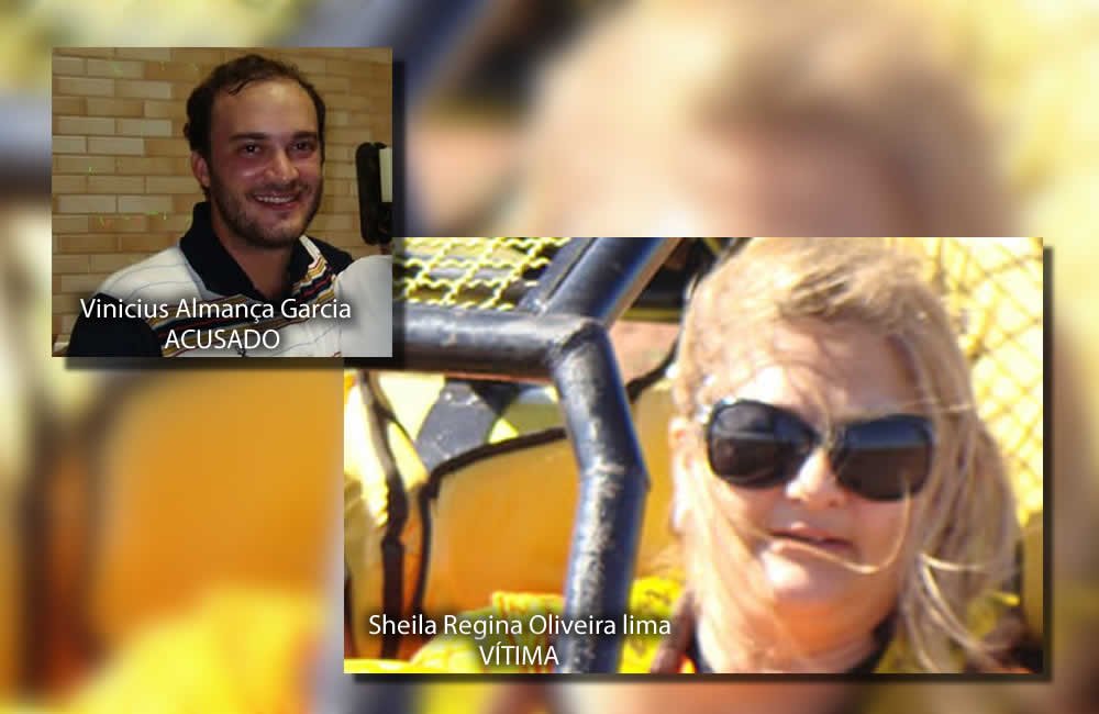 Vinicius Almança Garcia, acusado do assassinato de Sheila Regina Oliveira Lima