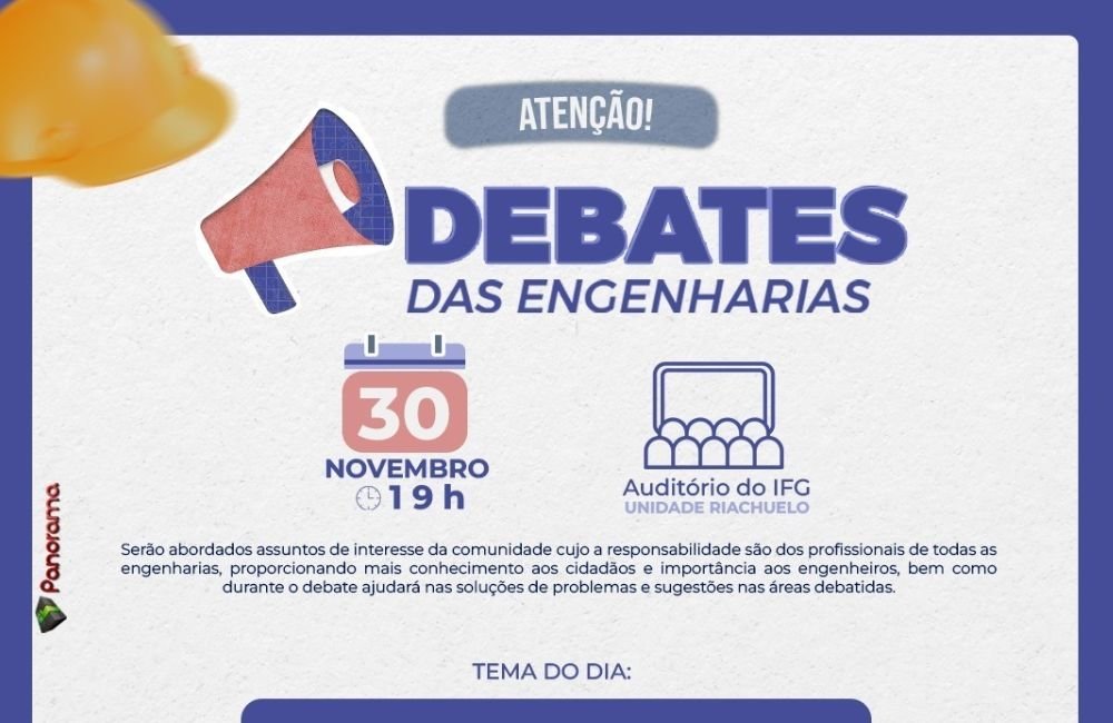 AGENDA: Debates das Engenharias